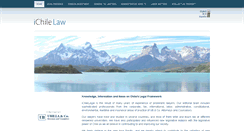 Desktop Screenshot of ichilelaw.com